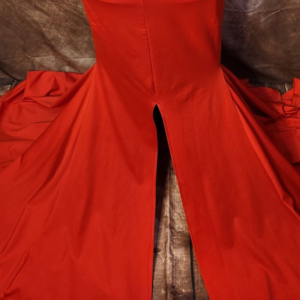 Strapless Mermaid Gown – Red – Size S - Picture 6 of 15
